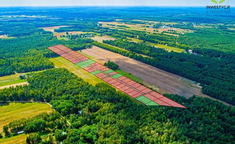 Działki budowlane w sąsiedztwie lasu