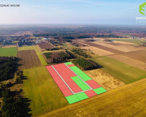 Działki budowlane w sąsiedztwie lasu