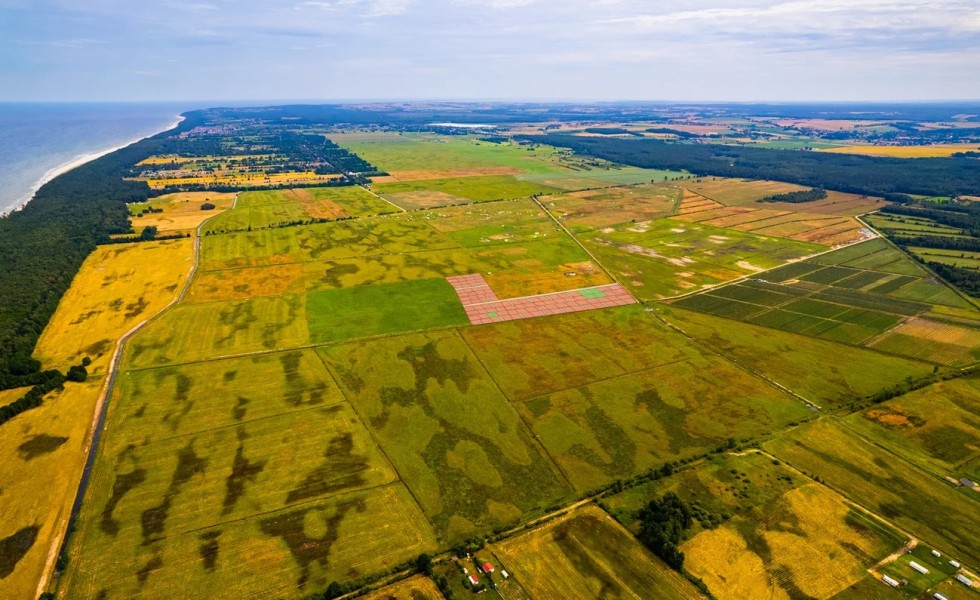 Teren nad polskim morzem