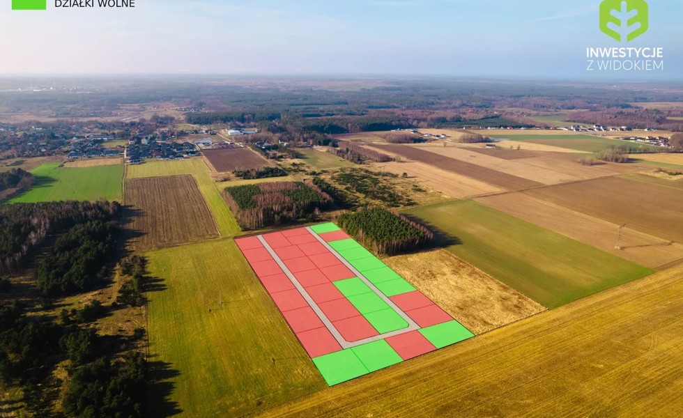 Działki budowlane w sąsiedztwie lasu