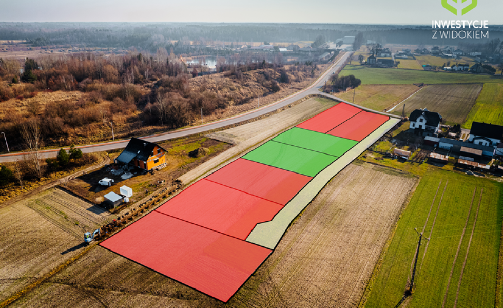 Działki w sąsiedztwie miasta