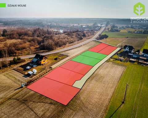Działki w sąsiedztwie miasta