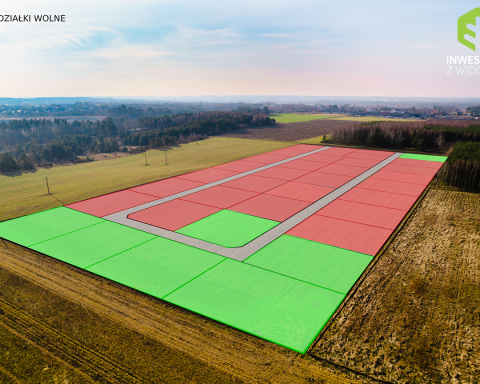 Działki budowlane w sąsiedztwie lasu