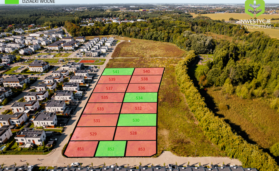 Działki budowlane w pięknym miejscu