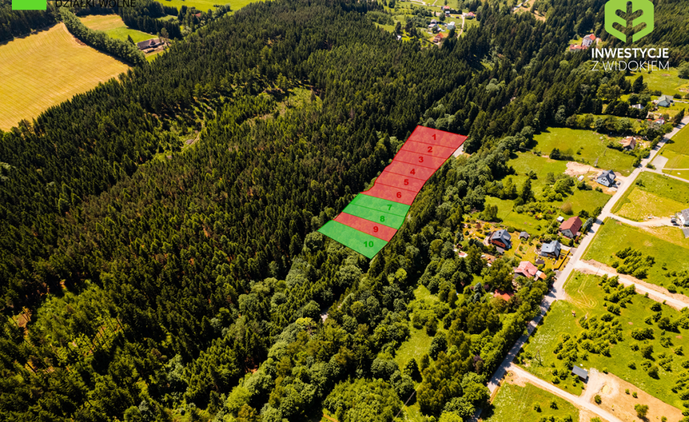 Działki budowalne, przy Parku Narodowym Gór Stołowych