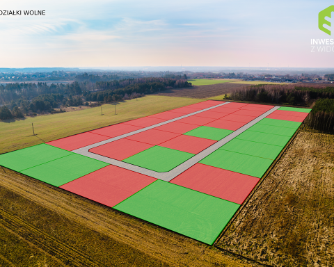 Działki budowlane w sąsiedztwie lasu