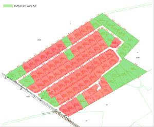 mapa podziału działki