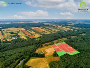 zdjęcie działki dron