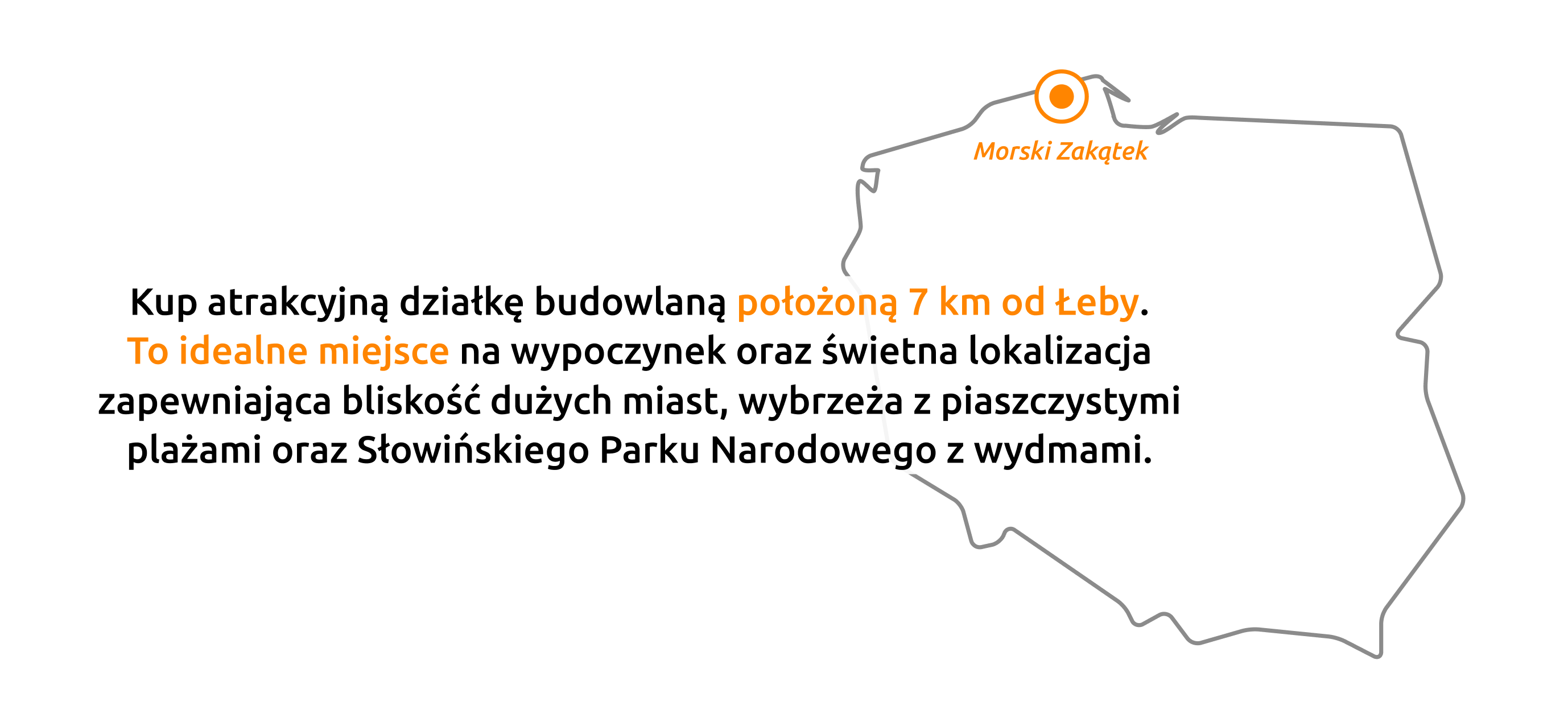 mapa Polski oraz tekst