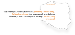 mapa Polski oraz tekst